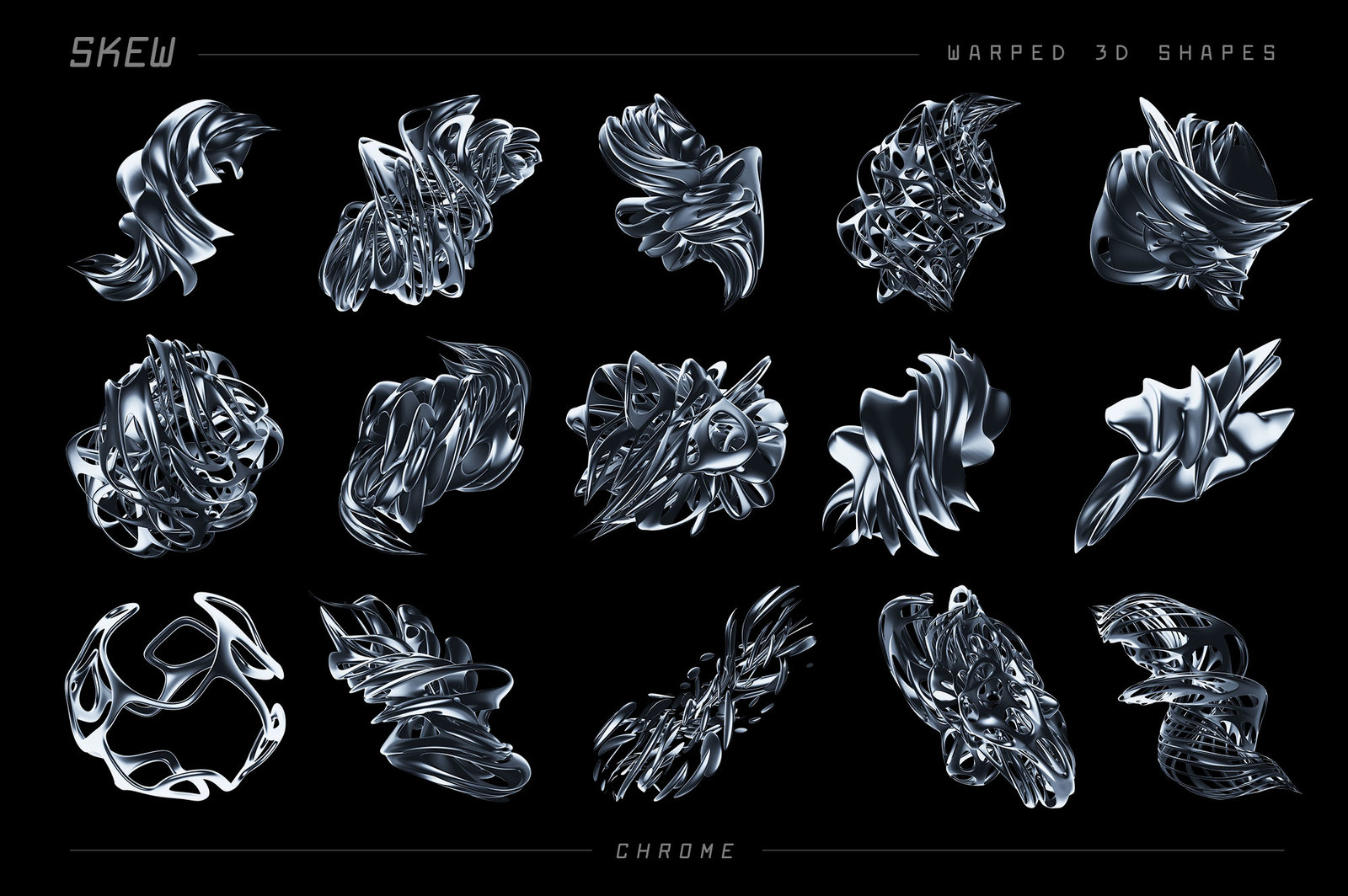 Skew: Warped 3D Shapes