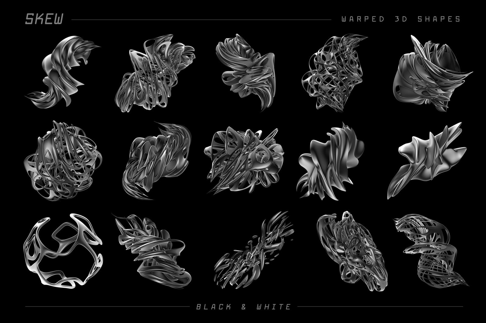 Skew: Warped 3D Shapes