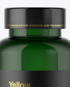 Green Plastic Bottle Mockup