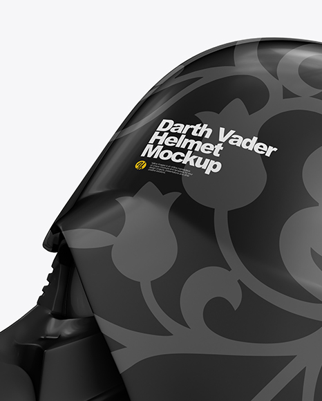 Matte Darth Vader Helmet Mockup