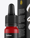 Matte Dropper Bottle w/ Box Mockup