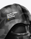 Glossy Darth Vader Helmet Mockup