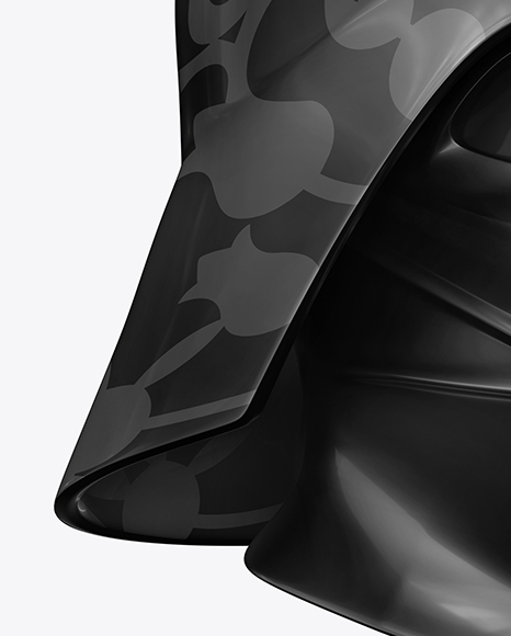 Glossy Darth Vader Helmet Mockup