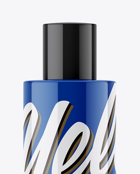 Glossy Shampoo Bottle Mockup