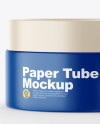 Opened Paper Tube Mockup