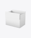 Opened Paper Box Mockup