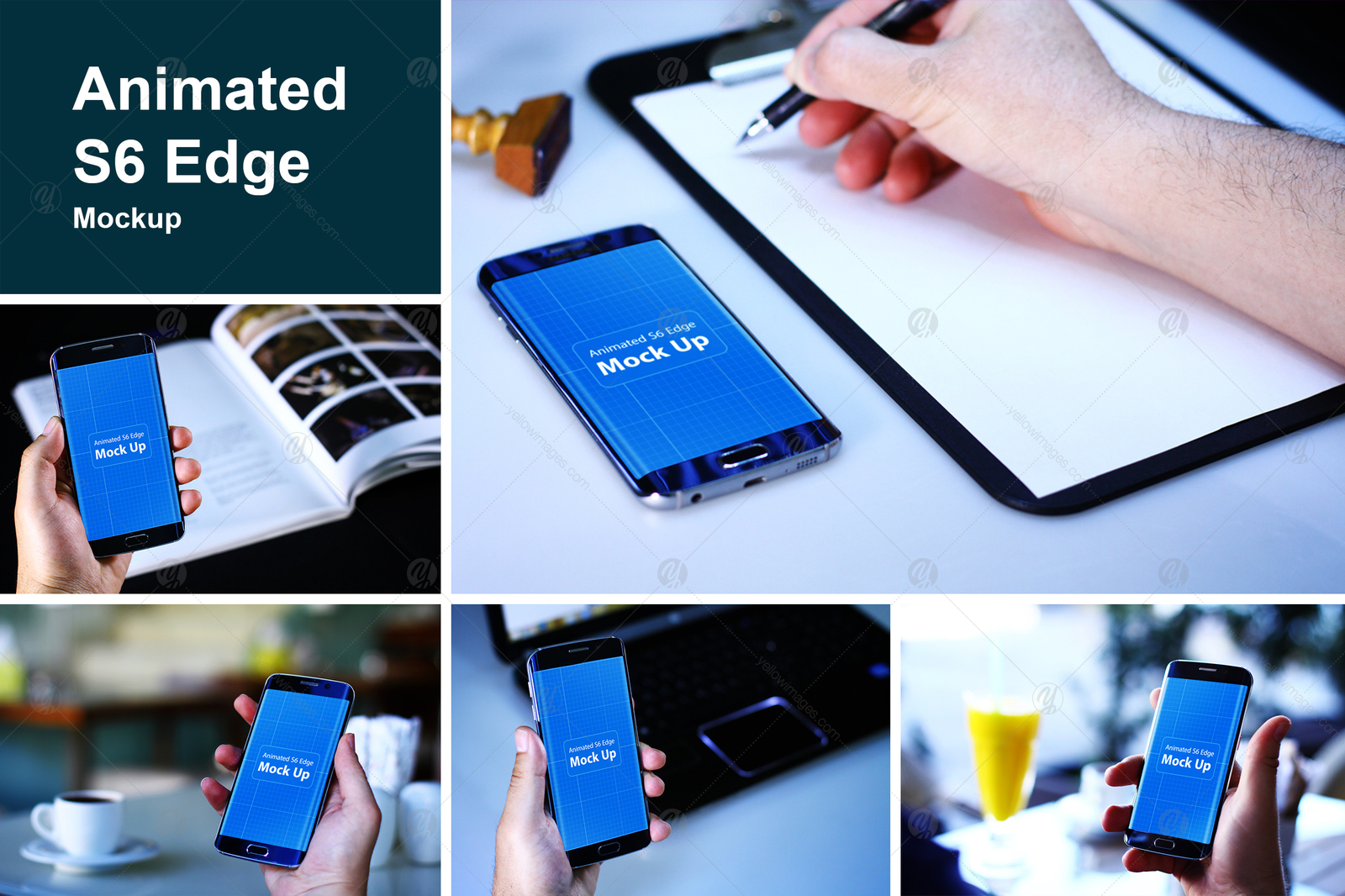Animated S6 Edge MockUp V.1 Animated S6 Edge MockUp V.1