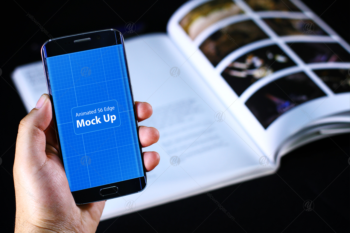Animated S6 Edge MockUp V.1 Animated S6 Edge MockUp V.1