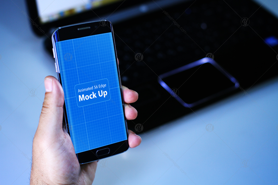 Animated S6 Edge MockUp V.1 Animated S6 Edge MockUp V.1