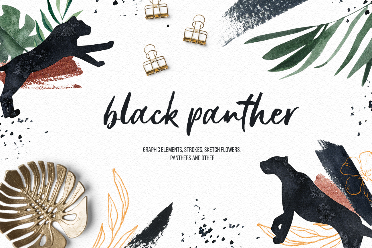 Black Panther clipart Black Panther clipart