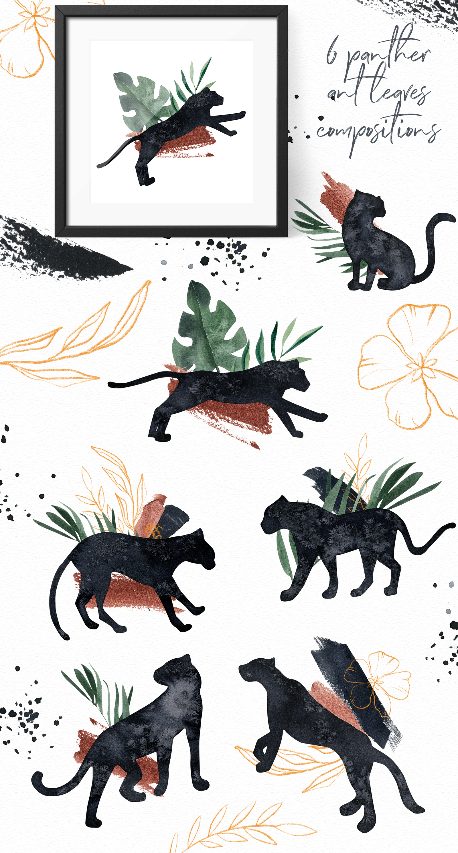Black Panther clipart Black Panther clipart