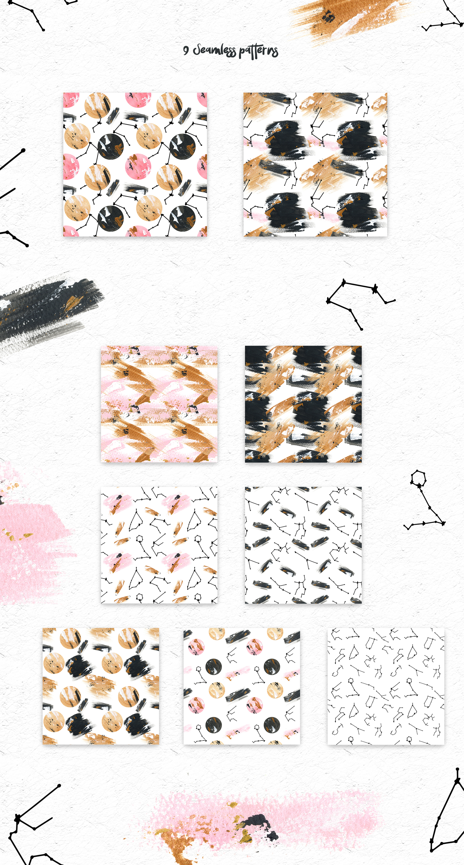 Black Moon clipart, watercolor stylish planet Black Moon clipart, watercolor stylish planet