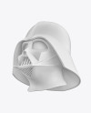 Matte Darth Vader Helmet Mockup