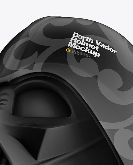 Matte Darth Vader Helmet Mockup