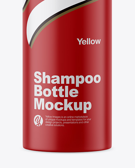 Matte Shampoo Bottle Mockup