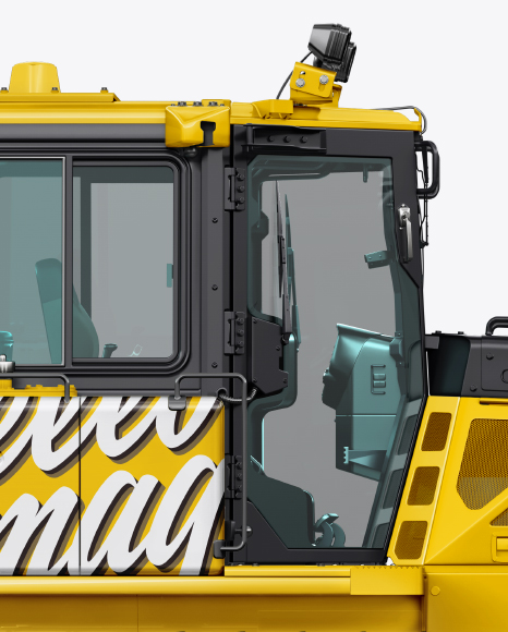 Crawler Dozer Mockup - Side View