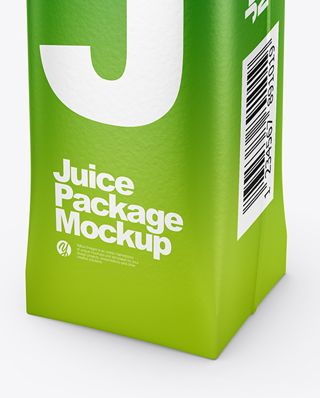 Matte Juice Carton Package Mockup