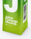 Matte Juice Carton Package Mockup