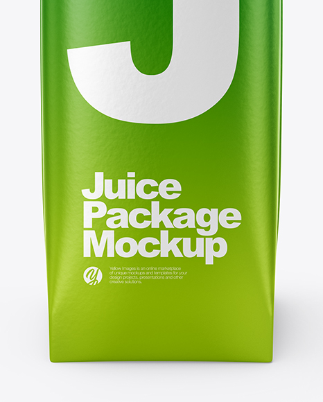 Matte Juice Carton Package Mockup