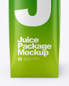 Matte Juice Carton Package Mockup