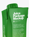 Matte Juice Carton Package Mockup