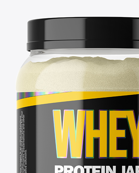 Protein Jar Mockup