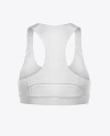 Sports Bra Mockup - Back View