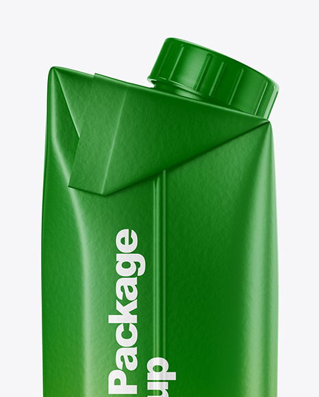 Matte Juice Carton Package Mockup