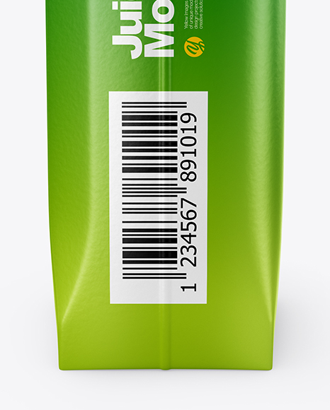 Matte Juice Carton Package Mockup