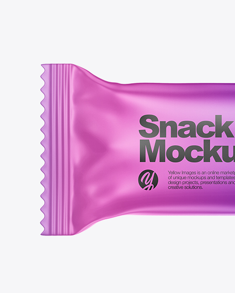 Matte Snack Bar Mockup