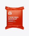 Glossy Food Bag Mockup