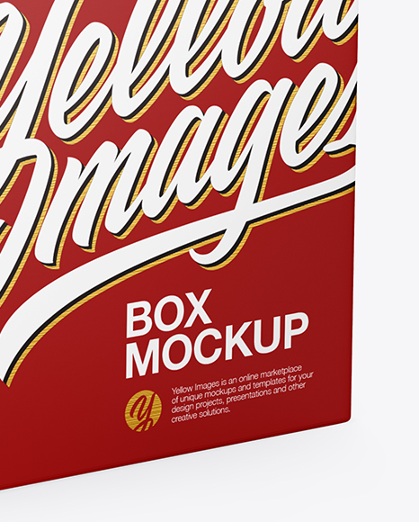 Matte Paper Box Mockup