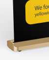 Glossy Roll-up Banner Mockup