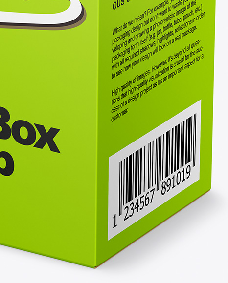 Opened Paper Box Mockup