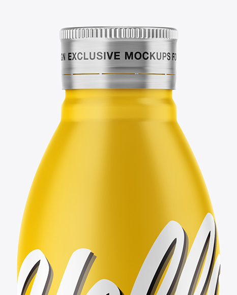 500ml Matte Bottle Mockup