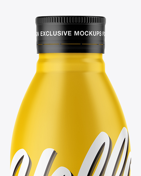 500ml Matte Bottle Mockup