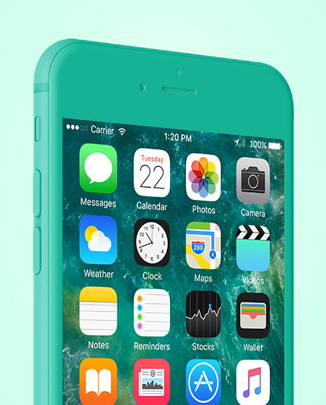 Clay Apple iPhone 6 Plus Mockup