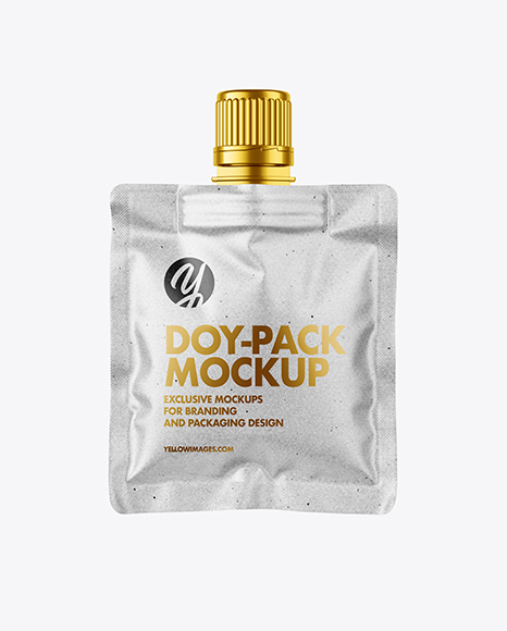 30ml Kraft Doy-Pack Mockup