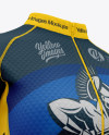 Women`s Cycling Jersey Mockup - Half Side View