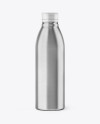 500ml Metallic Bottle Mockup