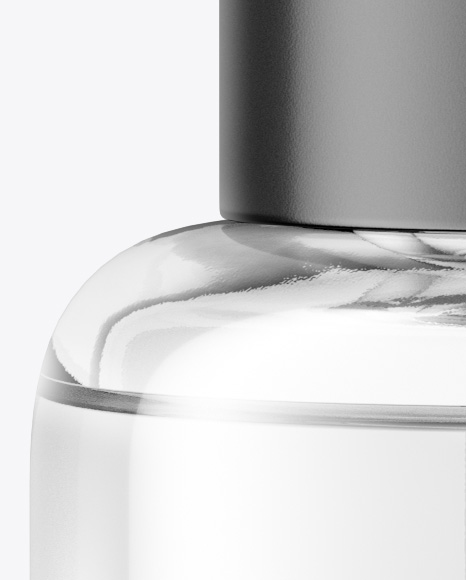 Clear Glass Dropper Bottle Mockup