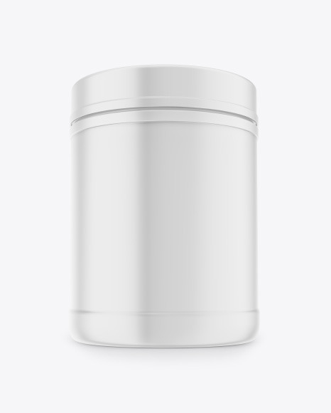 Plastic Jar Mockup