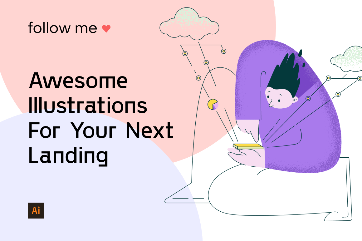 Follow Me Illustrations Follow Me Illustrations