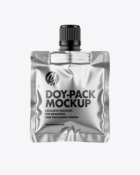 30ml Metallic Doy-Pack Mockup