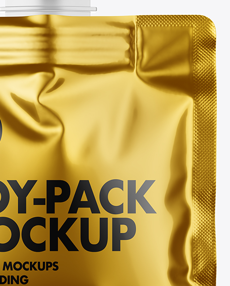 30ml Metallic Doy-Pack Mockup