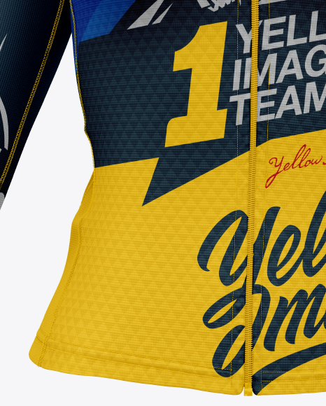 Women`s Cycling Jersey Mockup - Front View