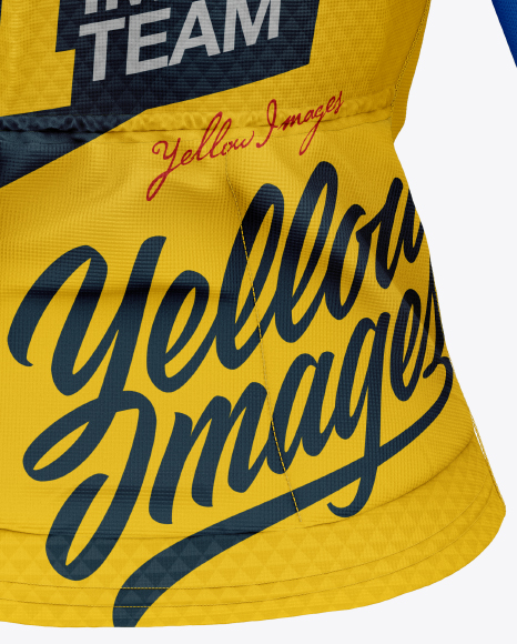 Women`s Cycling Jersey Mockup - Back View