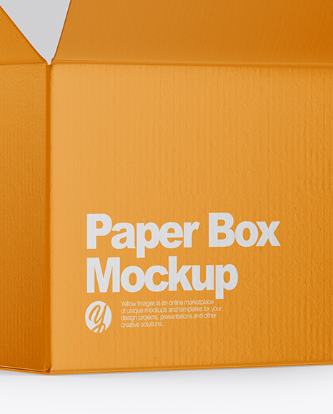 Paper Box Mockup