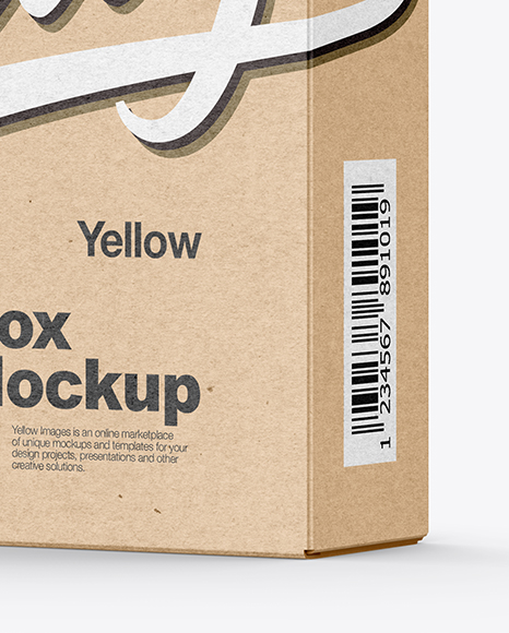 Kraft Box Mockup