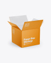 Paper Box Mockup